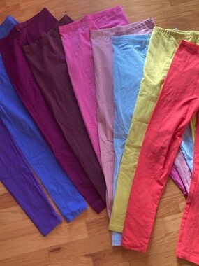 Girl's Tea Leggings Rainbow Lot
